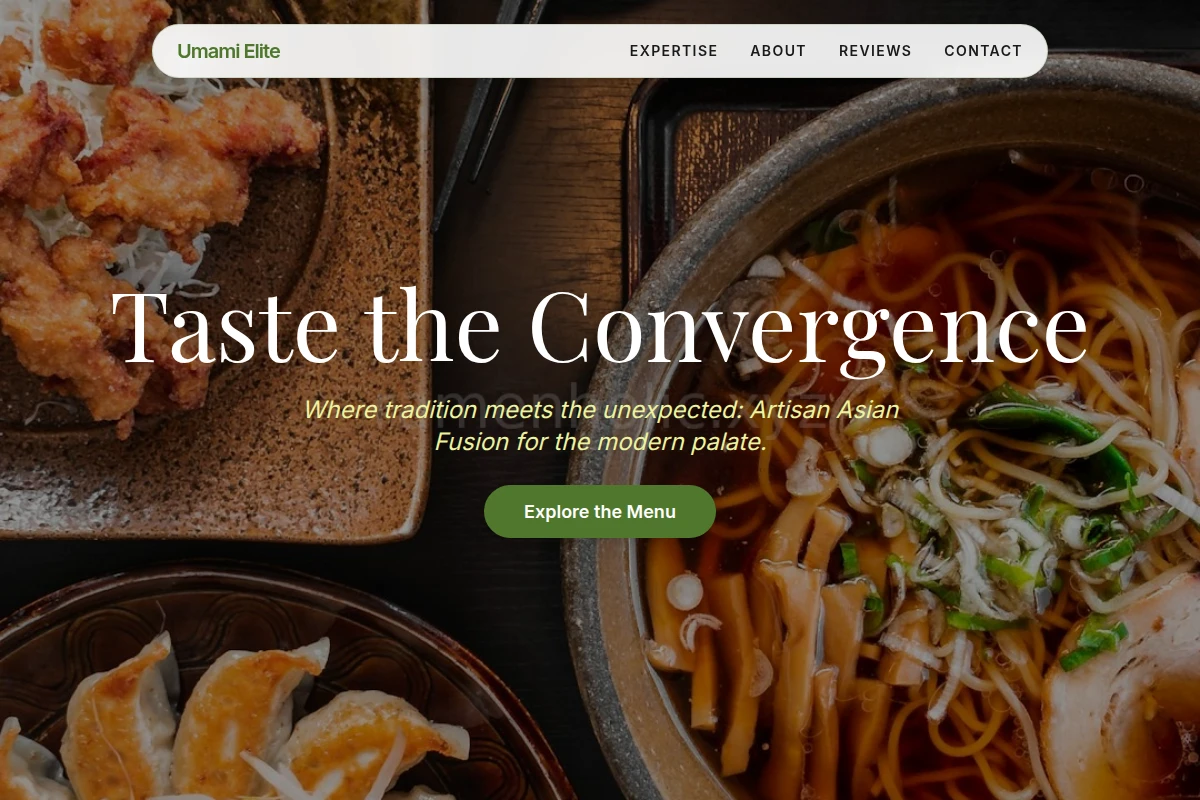Artisan Asian Fusion Food