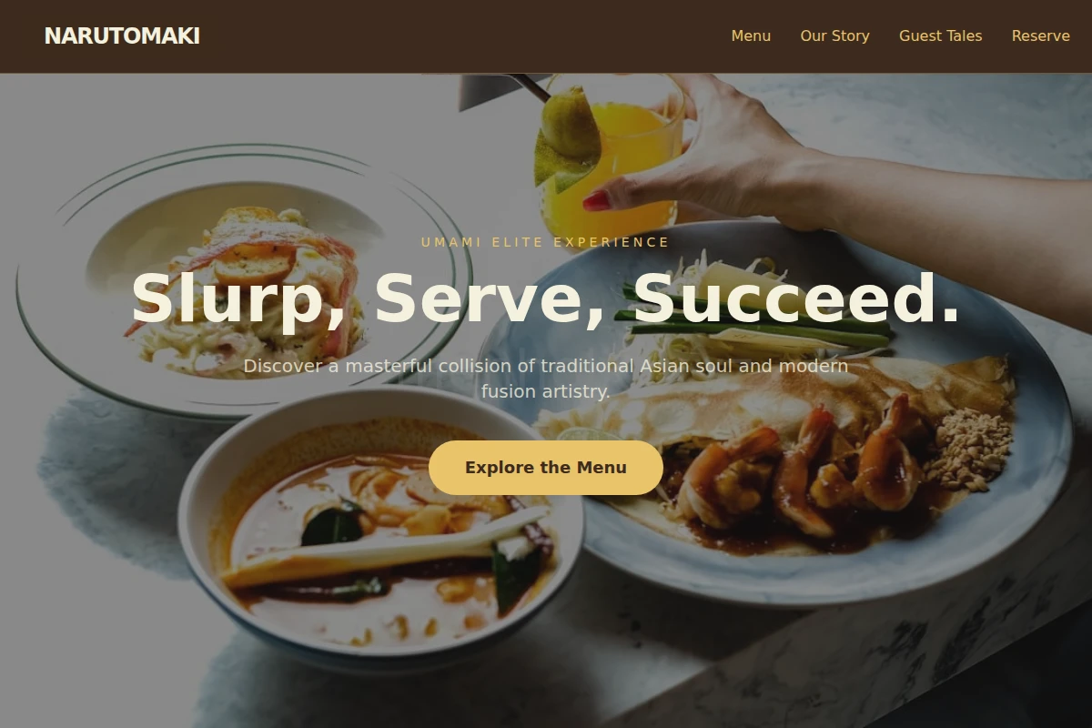 Narutomaki Asian Fusion Food