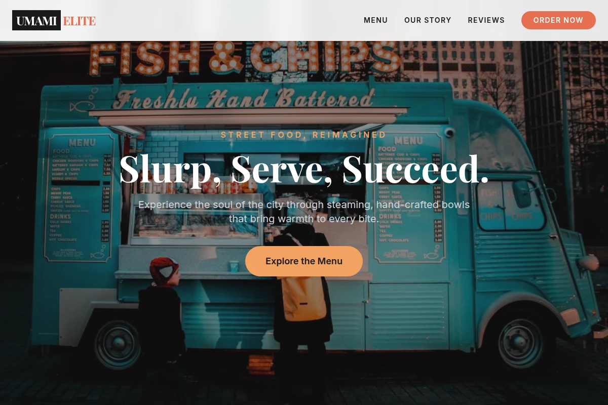 Steaming Food Truck