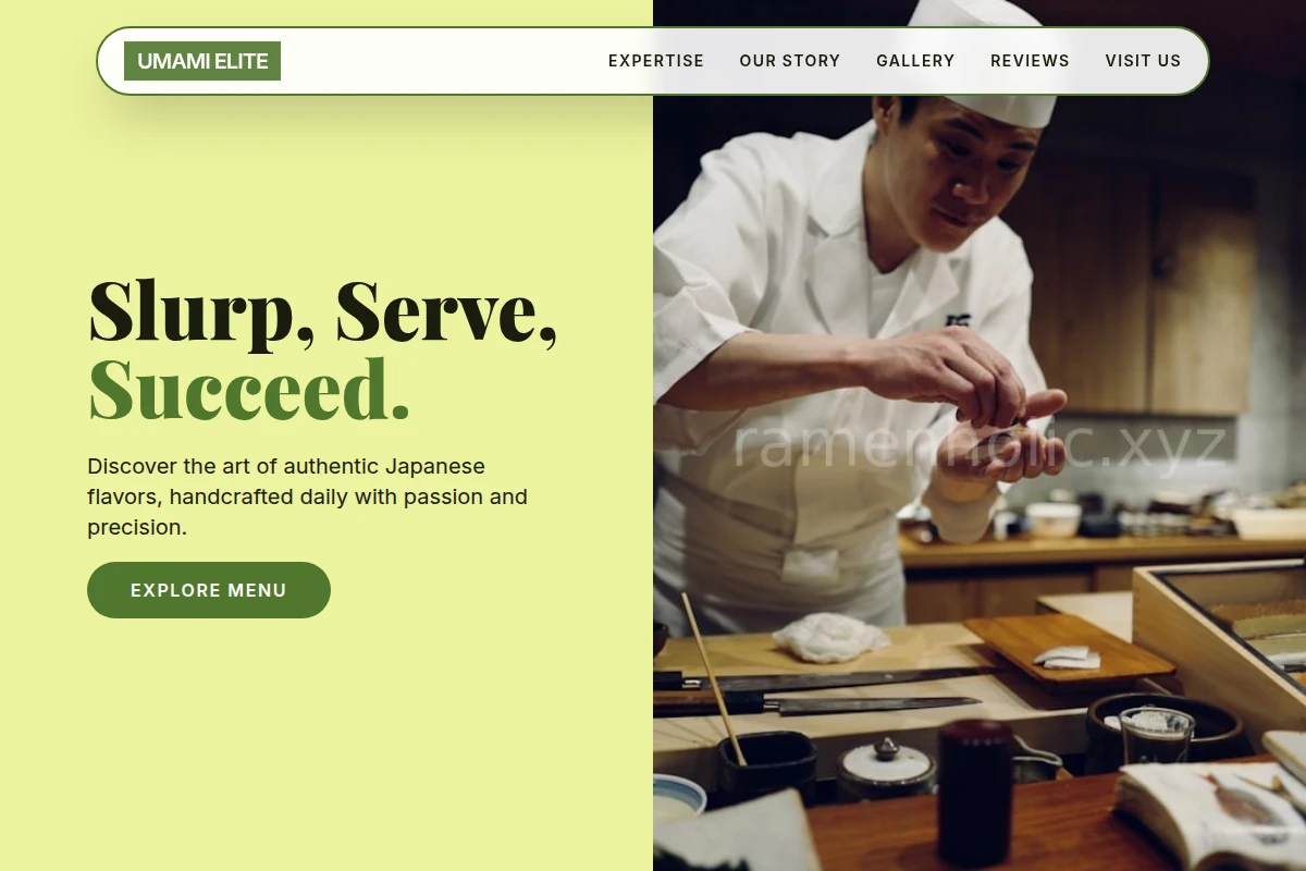 Artisan Japanese Food