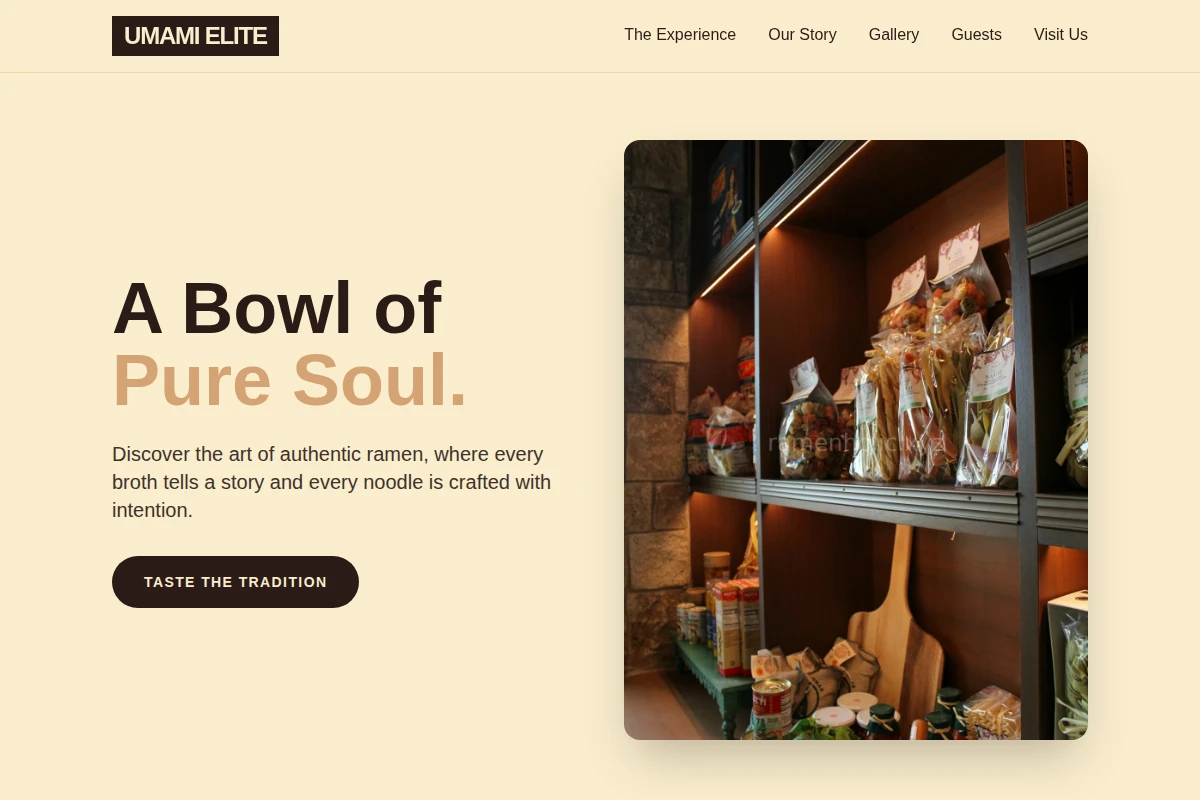 Ramen Specialty Food